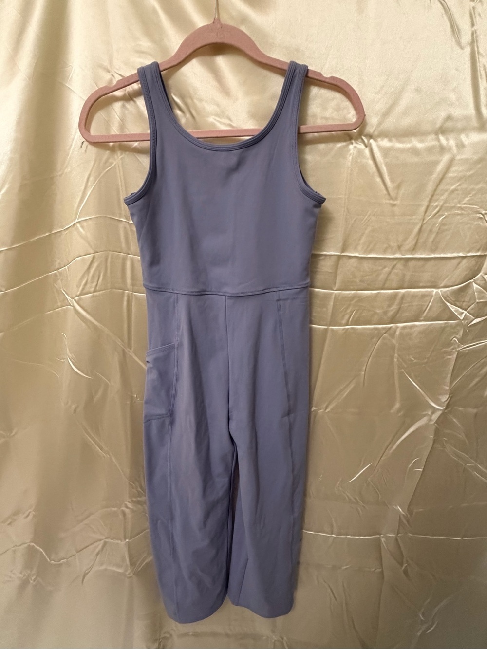 Abercrombie Kids YPB Lavender Athletic Jumpsuit Girls Size 11/12 WideLeg Onesie